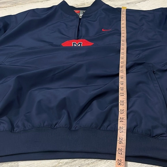 Nike Vintage Ole Miss Rebels Pullover Jacket Size XL - Picture 11 of 12
